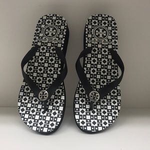 Tori Burch 1.5 Wedge Flip Flops